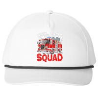 Wee Woo Squad Funny Firefighter Fire Truck Fireman Gift Snapback Five-Panel Rope Hat