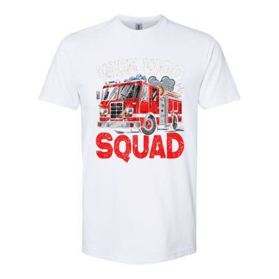 Wee Woo Squad Funny Firefighter Fire Truck Fireman Gift Softstyle CVC T-Shirt