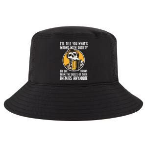 Wrong With Society Drink From The Skull Of Your Enemies Cool Comfort Performance Bucket Hat