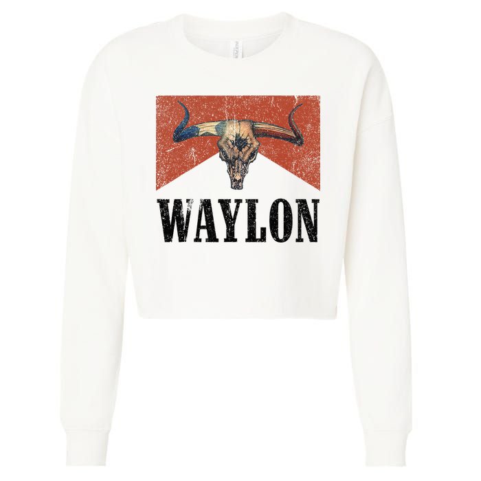 W.A.Y.L.O.N Western Style Team W.Ay.L.O.N Family Cropped Pullover Crew