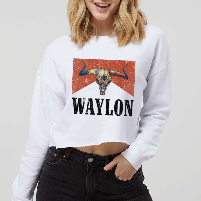 W.A.Y.L.O.N Western Style Team W.Ay.L.O.N Family Cropped Pullover Crew