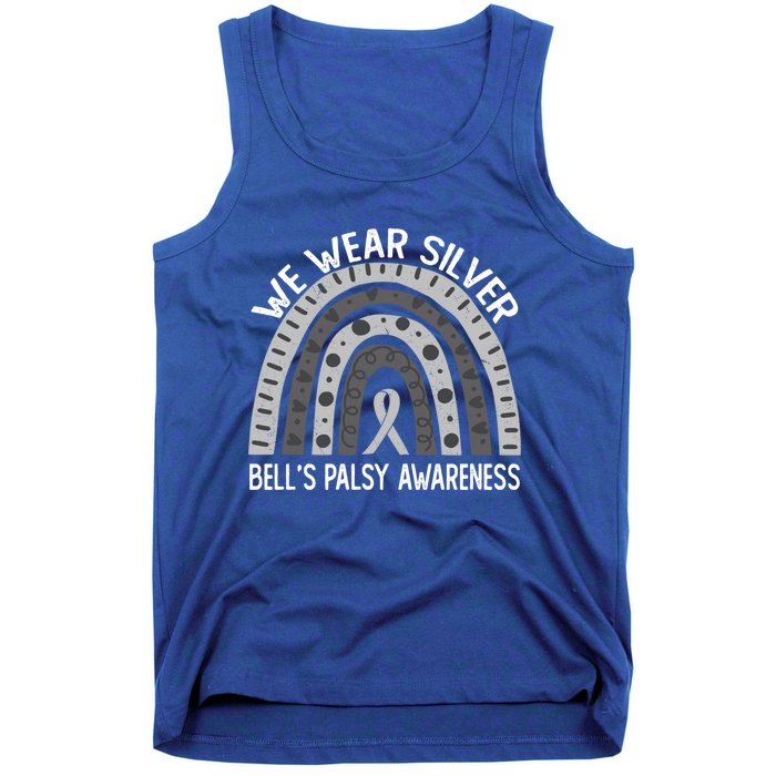 We Wear Silver For Bell’s Palsy Awareness Cute Gift Tank Top