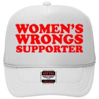 WOMENS WRONGS Supporter High Crown Mesh Back Trucker Hat