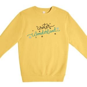 Winter Wonderland Snowflake Premium Crewneck Sweatshirt