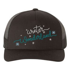 Winter Wonderland Snowflake Yupoong Adult 5-Panel Trucker Hat