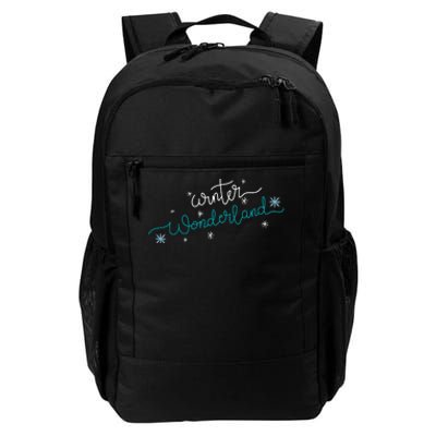 Winter Wonderland Snowflake Daily Commute Backpack