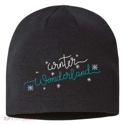 Winter Wonderland Snowflake Sustainable Beanie
