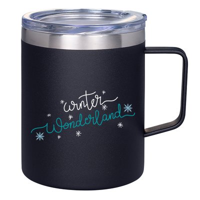 Winter Wonderland Snowflake 12oz Stainless Steel Coffee Mug