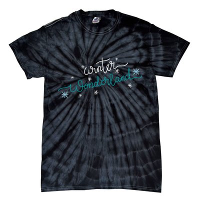 Winter Wonderland Snowflake Tie-Dye T-Shirt