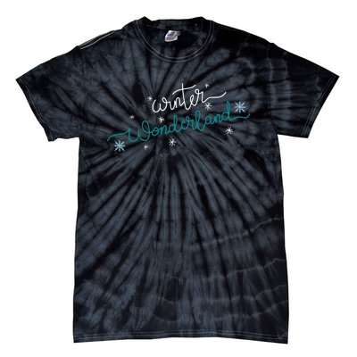 Winter Wonderland Snowflake Tie-Dye T-Shirt