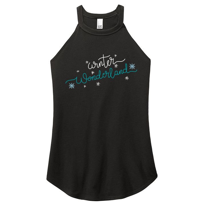 Winter Wonderland Snowflake Women's Perfect Tri Rocker Tank