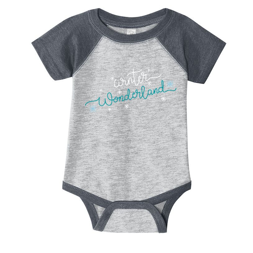 Winter Wonderland Snowflake Infant Baby Jersey Bodysuit