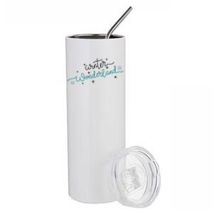 Winter Wonderland Snowflake Stainless Steel Tumbler