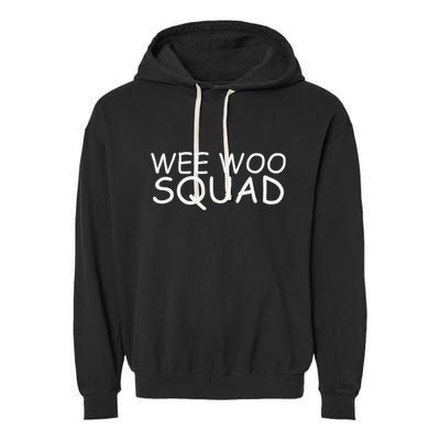 Wee Woo Squad Fire Truck Garment-Dyed Fleece Hoodie