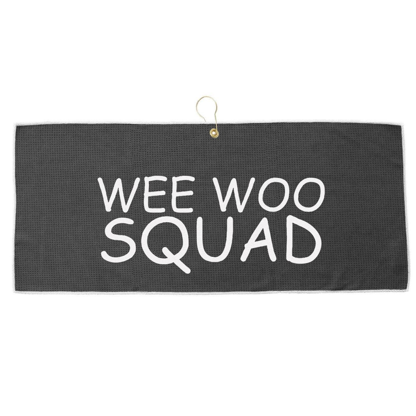 Wee Woo Squad Fire Truck Large Microfiber Waffle Golf Towel