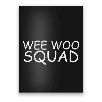 Wee Woo Squad Fire Truck Poster