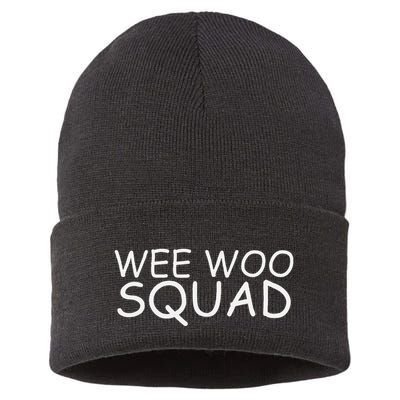 Wee Woo Squad Fire Truck Sustainable Knit Beanie