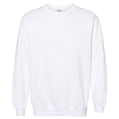 Wee Woo Squad Fire Truck Garment-Dyed Sweatshirt
