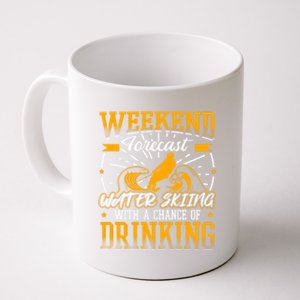 WeekendForecast Water Skiing Cool Gift Coffee Mug