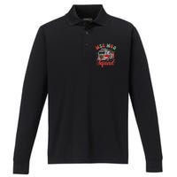 Wee Woo Squad Fire Truck Firefighter Christmas Performance Long Sleeve Polo