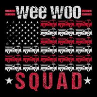 Wee Woo Squad Fire Truck Cooling Performance Crew T-Shirt