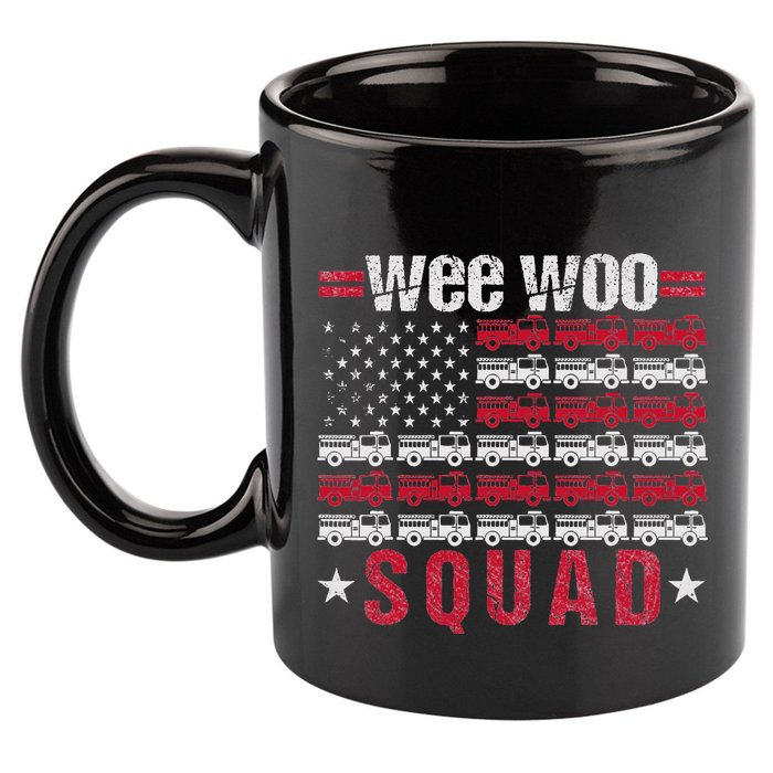 Wee Woo Squad Fire Truck 11oz C Handle Ceramic Mug