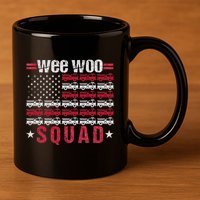 Wee Woo Squad Fire Truck 11oz C Handle Ceramic Mug