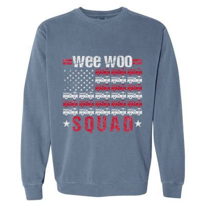 Wee Woo Squad Fire Truck Garment-Dyed Sweatshirt