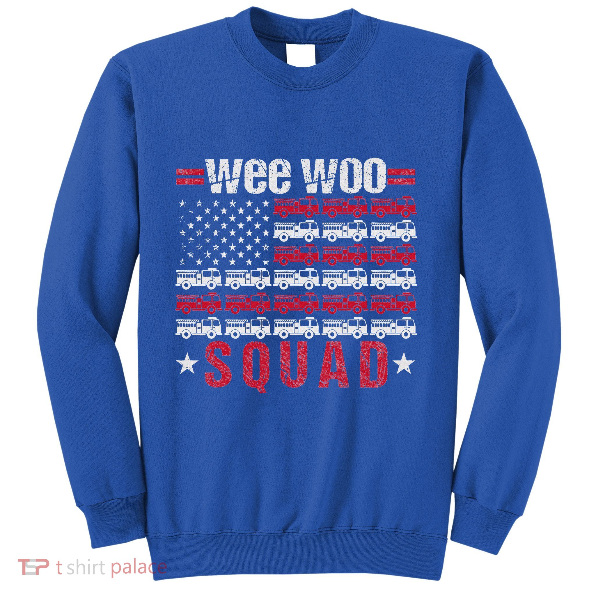 Wee Woo Squad Fire Truck Sweatshirt