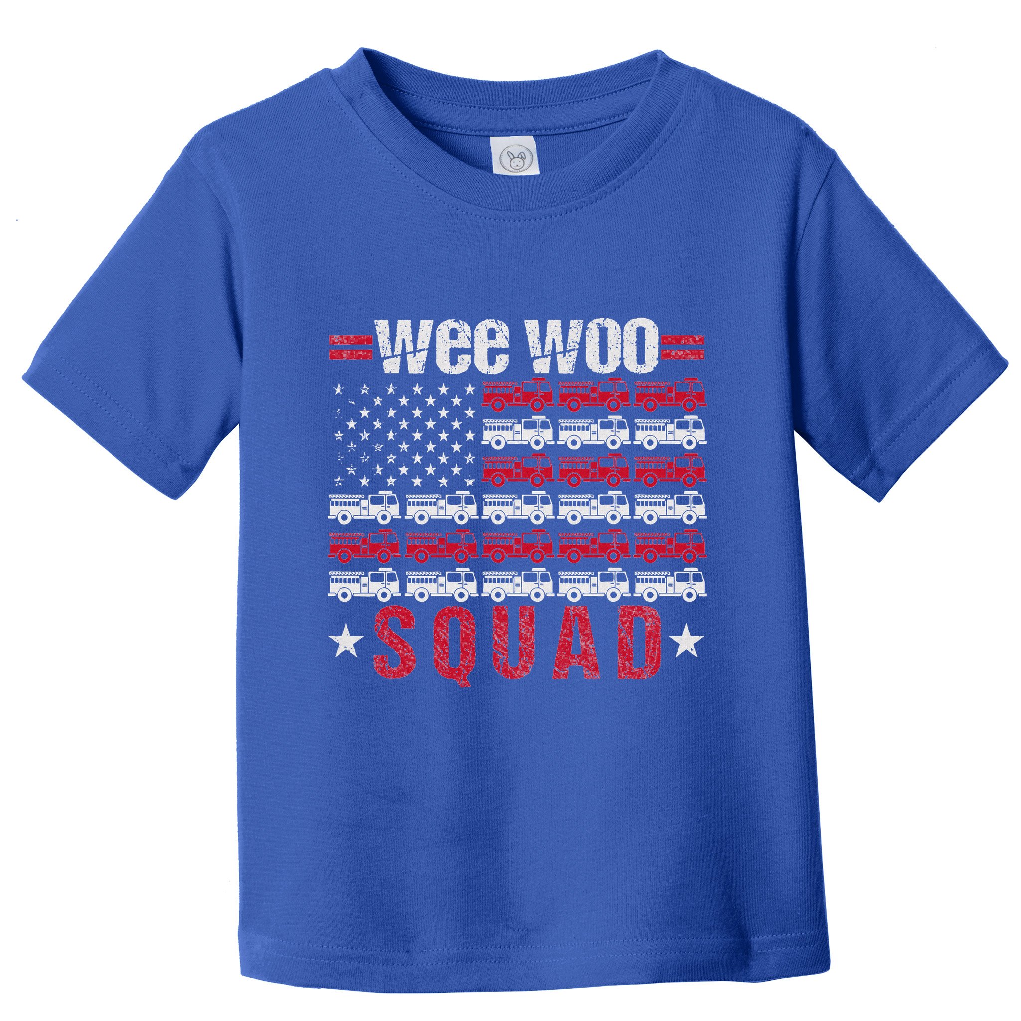 Wee Woo Squad Fire Truck Toddler T-Shirt