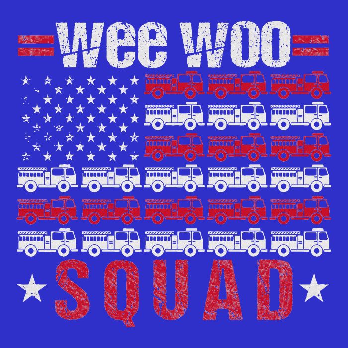 Wee Woo Squad Fire Truck Toddler T-Shirt