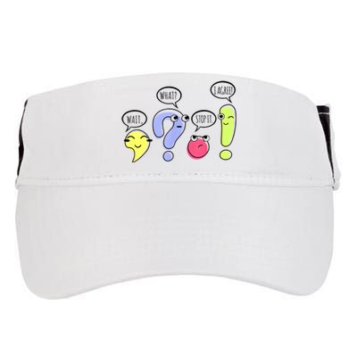 Wait What Stop It I Agree Funny Grammar Teacher Punctuation Adult Drive Performance Visor