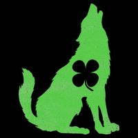 Wolf Wolves St. Patrick's Day Irish Shamrock Saint Paddy's City Backpack