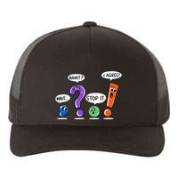 Wait What Stop It I Agree Funny Grammar Punctuation Yupoong Adult 5-Panel Trucker Hat