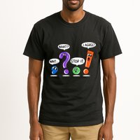 Wait What Stop It I Agree Funny Grammar Punctuation Tall T-Shirt