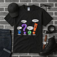 Wait What Stop It I Agree Funny Grammar Punctuation Tall T-Shirt
