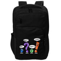 Wait What Stop It I Agree Funny Grammar Punctuation Impact Tech Backpack