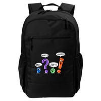 Wait What Stop It I Agree Funny Grammar Punctuation Backpack