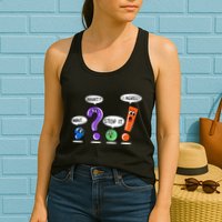 Wait What Stop It I Agree Funny Grammar Punctuation Womens Tank Top