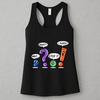 Wait What Stop It I Agree Funny Grammar Punctuation Womens Tank Top