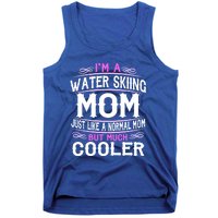 Wo Water Skiing Mom Cute Sporting Mom Gift Tank Top