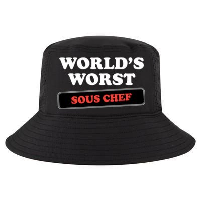 Worlds Worst Sous Chef Gift Cool Comfort Performance Bucket Hat