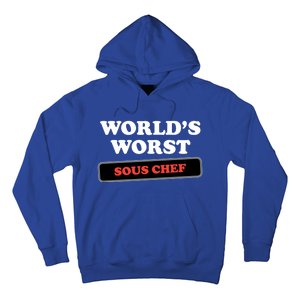 Worlds Worst Sous Chef Gift Hoodie