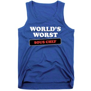 Worlds Worst Sous Chef Gift Tank Top