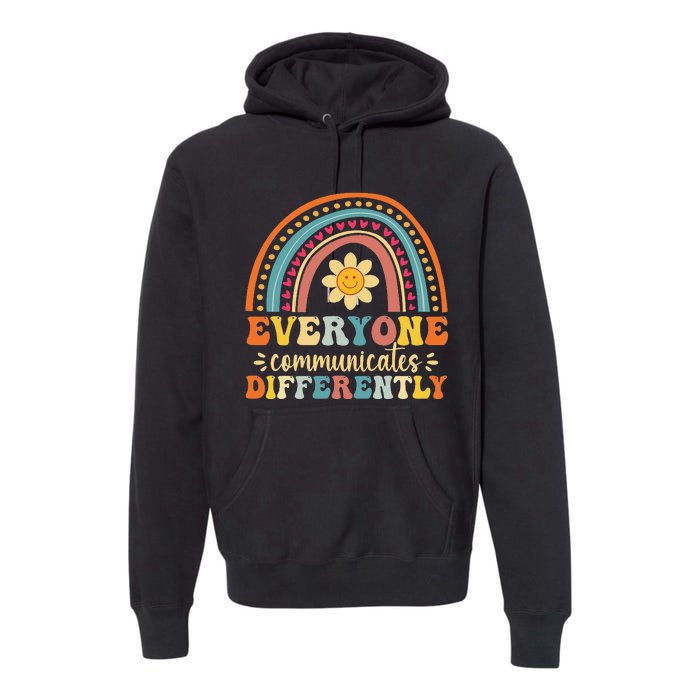 Wait What Stop It I Agree, Funny Grammar Teacher Premium Hoodie