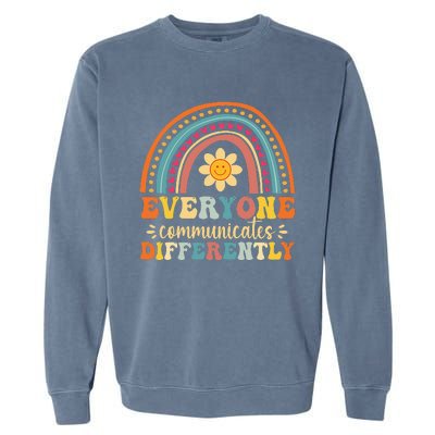 Wait What Stop It I Agree, Funny Grammar Teacher Garment-Dyed Sweatshirt