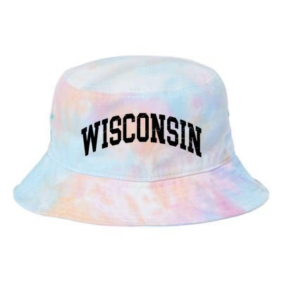 Wisconsin Worn Style Design Classic Tie Dye Newport Bucket Hat