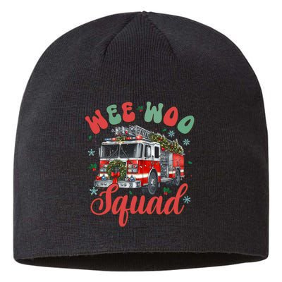 Wee Woo Squad Fire Truck Firefighter Christmas Sustainable Beanie