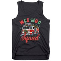 Wee Woo Squad Fire Truck Firefighter Christmas Tank Top