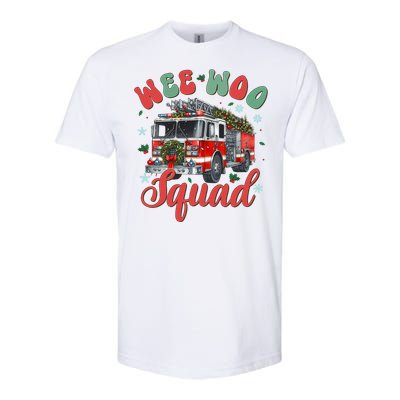 Wee Woo Squad Fire Truck Firefighter Christmas Softstyle CVC T-Shirt